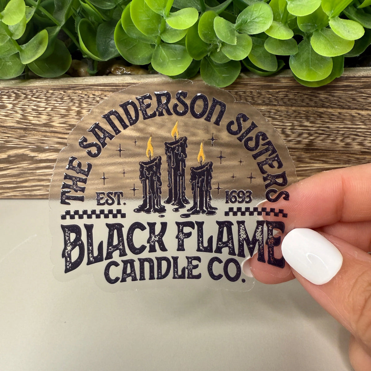 BLACK FLAME CANDLE