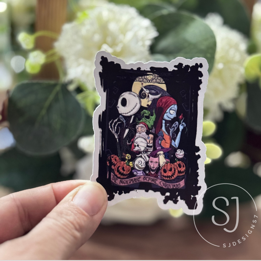 NIGHTMARE TEXTURED STICKER