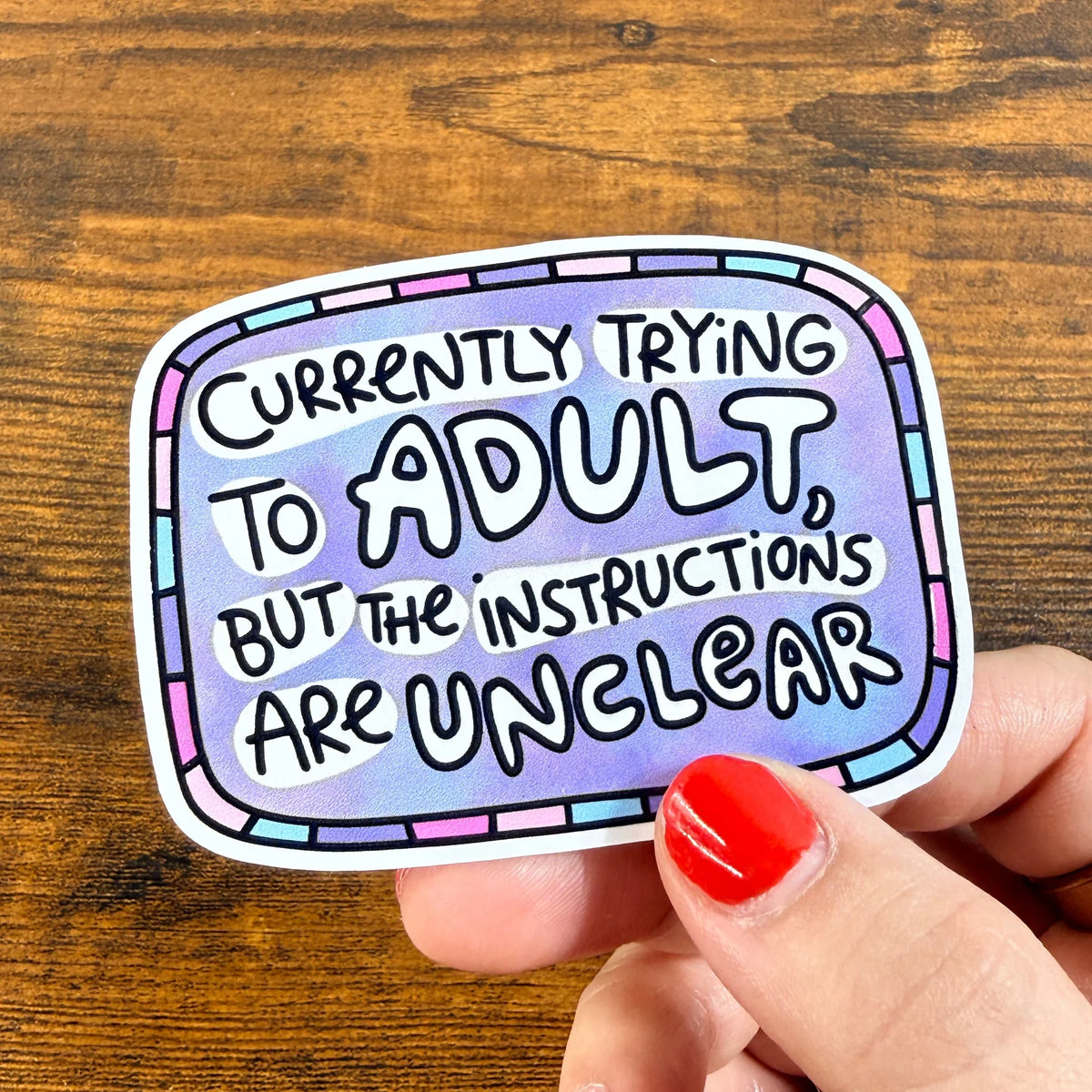 CURRENTLY TRYING TO ADULT