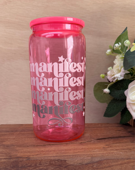 Manifest Acrylic Libbey cup 16 oz.