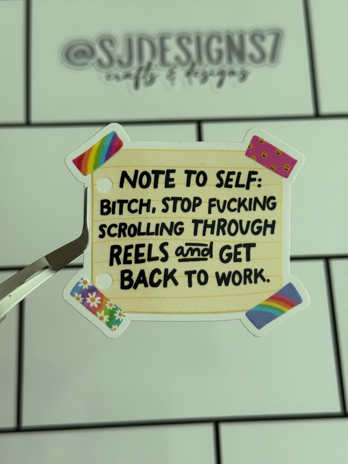 NOTE TO SELF: STOP SCROLLING