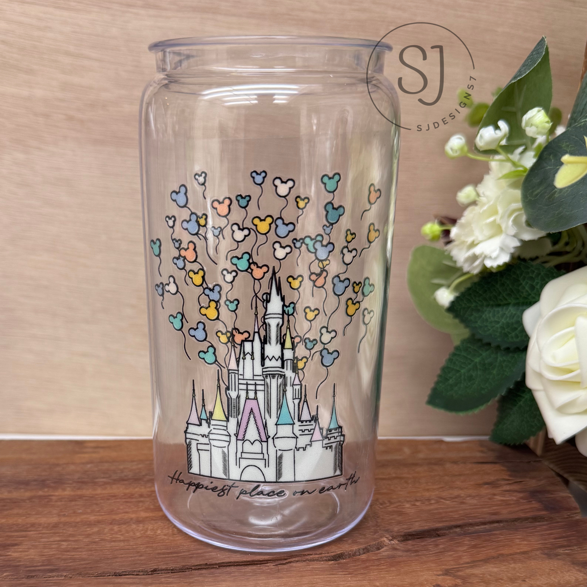 Magical Castle Acrylic Libbey cup 16 oz.