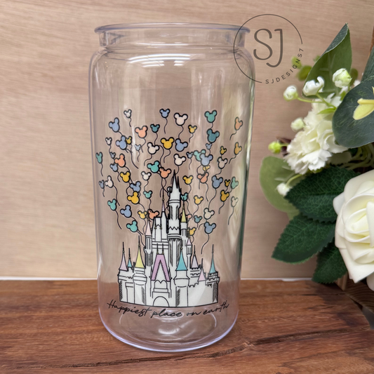 Magical Castle Acrylic Libbey cup 16 oz.