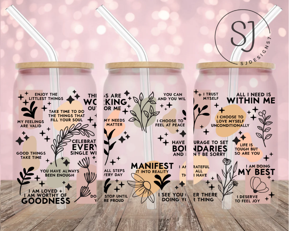Motivation Acrylic Libbey cup 16 oz.