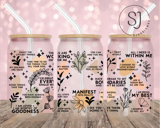 Motivation Acrylic Libbey cup 16 oz.