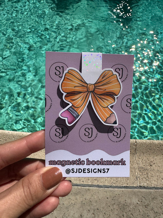 PENCIL BOW BOOKMARK