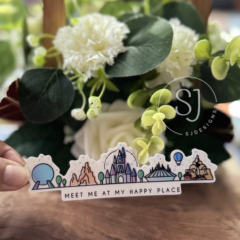 HAPPY PLACE STICKER