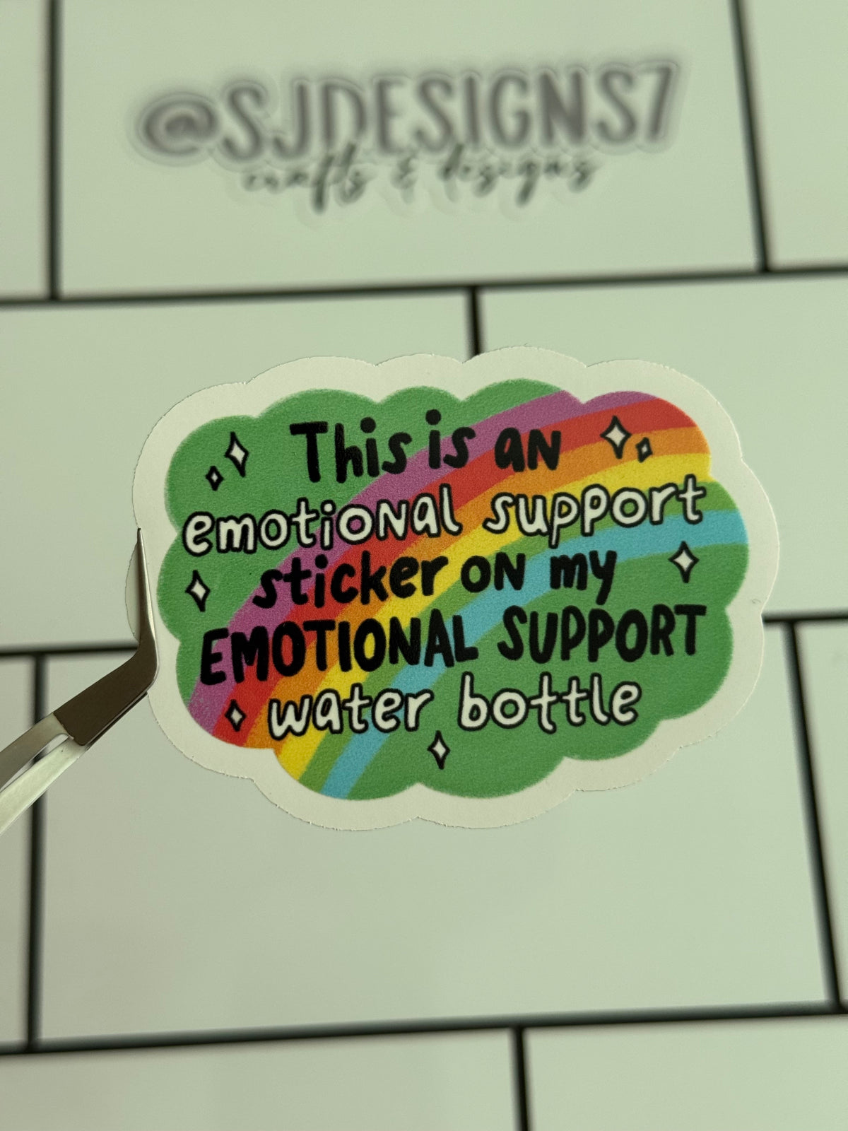 EMOTIONAL SUPPORT STICKER
