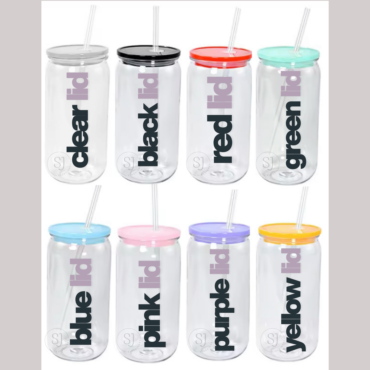 Self-Love Affirmations Acrylic Libbey cup 16 oz.