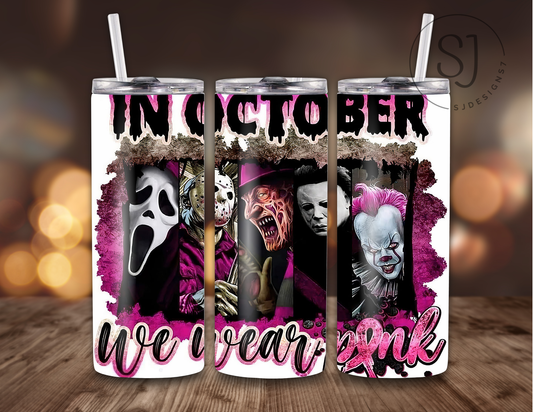 Halloween we wear PINK 20 oz.