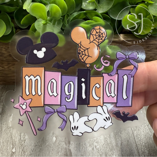 MAGICAL HALLOWEEN CLEAR STICKER